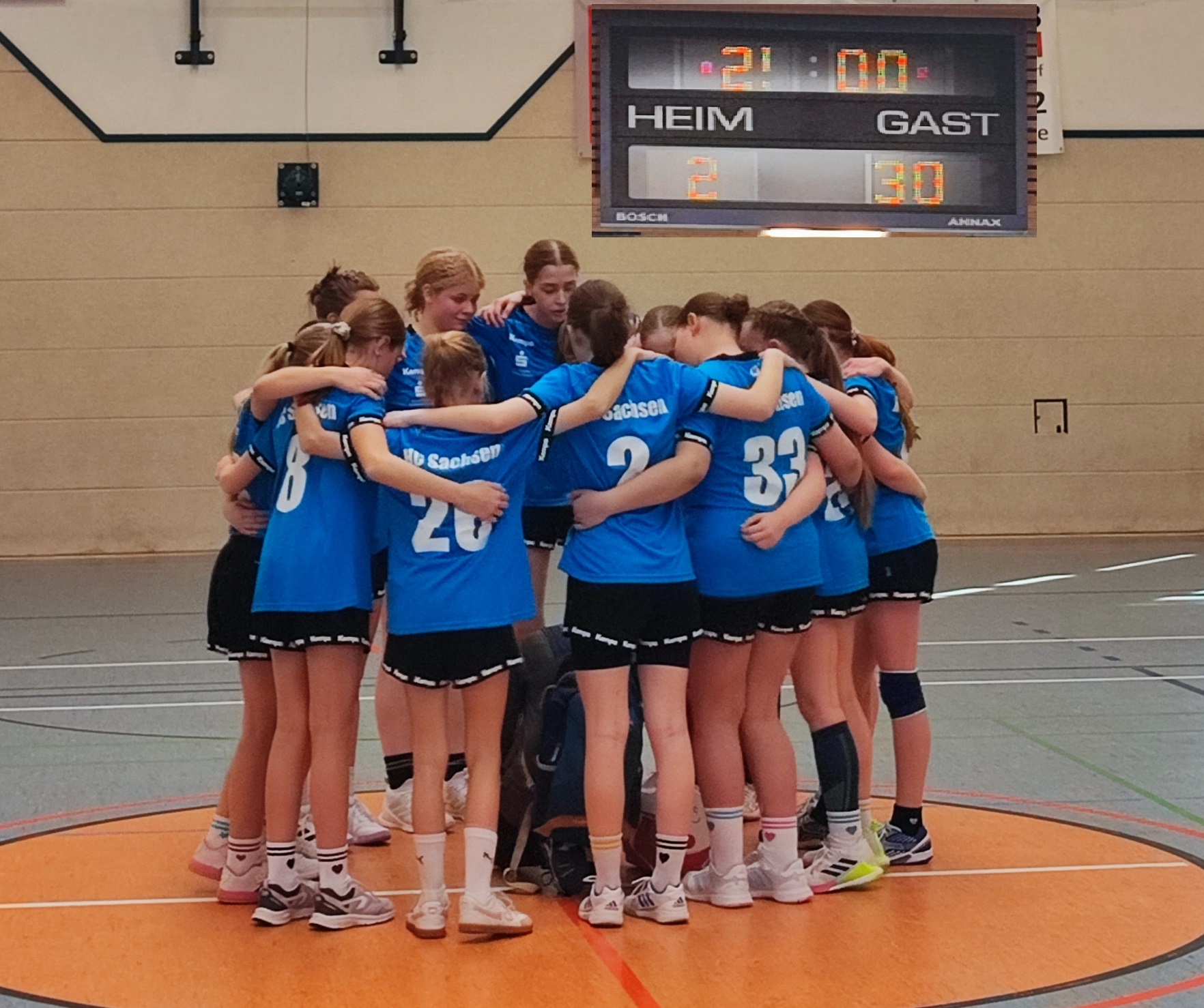 Letztes Ligaspiel der weiblichen C-Jugend